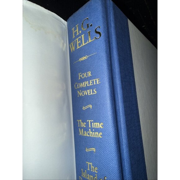 H. G. Wells Four Complete Novels 1994 Hardcover Dust Jacket DETACHED SPINE - Picture 7 of 16